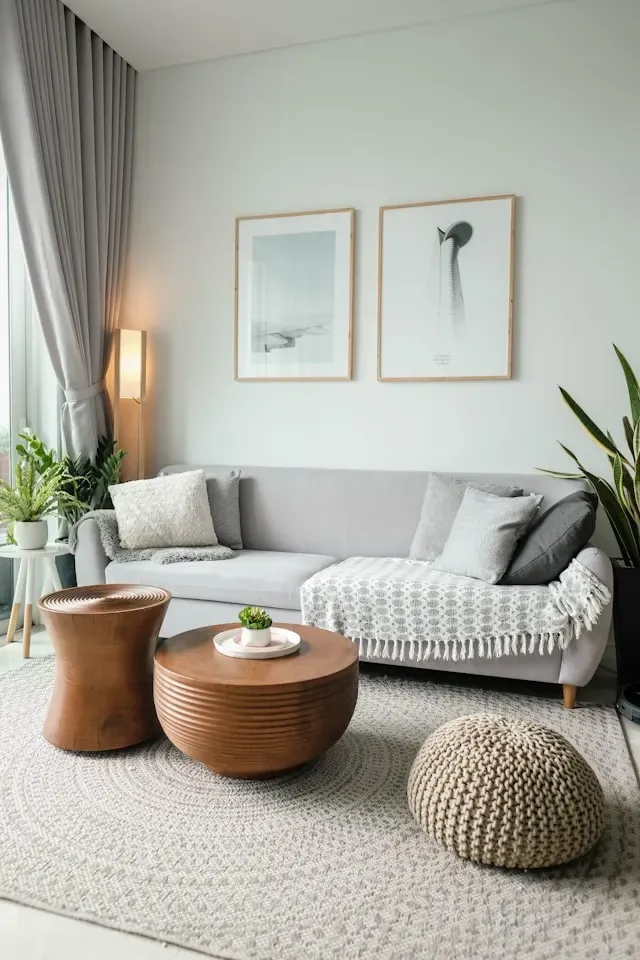 Photo d'un salon refait par L&Rénov